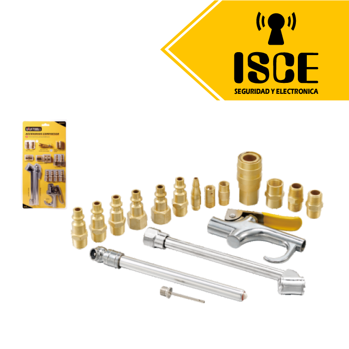 UYUSTOOLS ACCESORIOS COMPRESOR 17PCS
