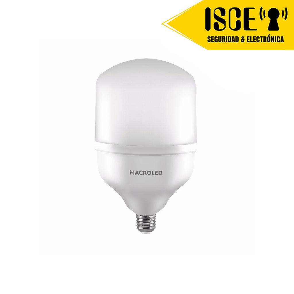 MACROLED BOMBILLA LED ALTA POTENCIA 40W E27 AC180-240V LUZ CALIDA 3000K