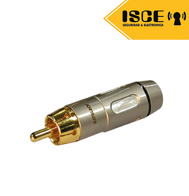 BATBLACK RCA MACHO PIN DORADO ANILLO NEGRO