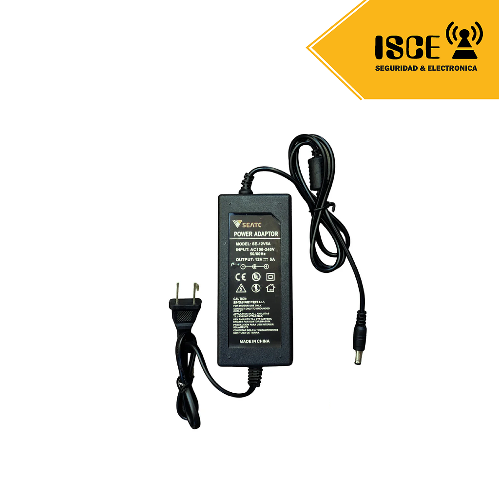 SEATEC FUENTE DE PODER 12V 5A