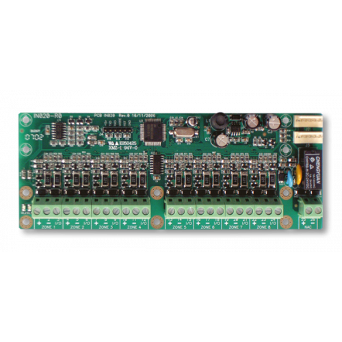 INIM MODULO DE EXPANSION DE 8 ZONAS Y SALIDA NAC - CERTIFICACION EN54