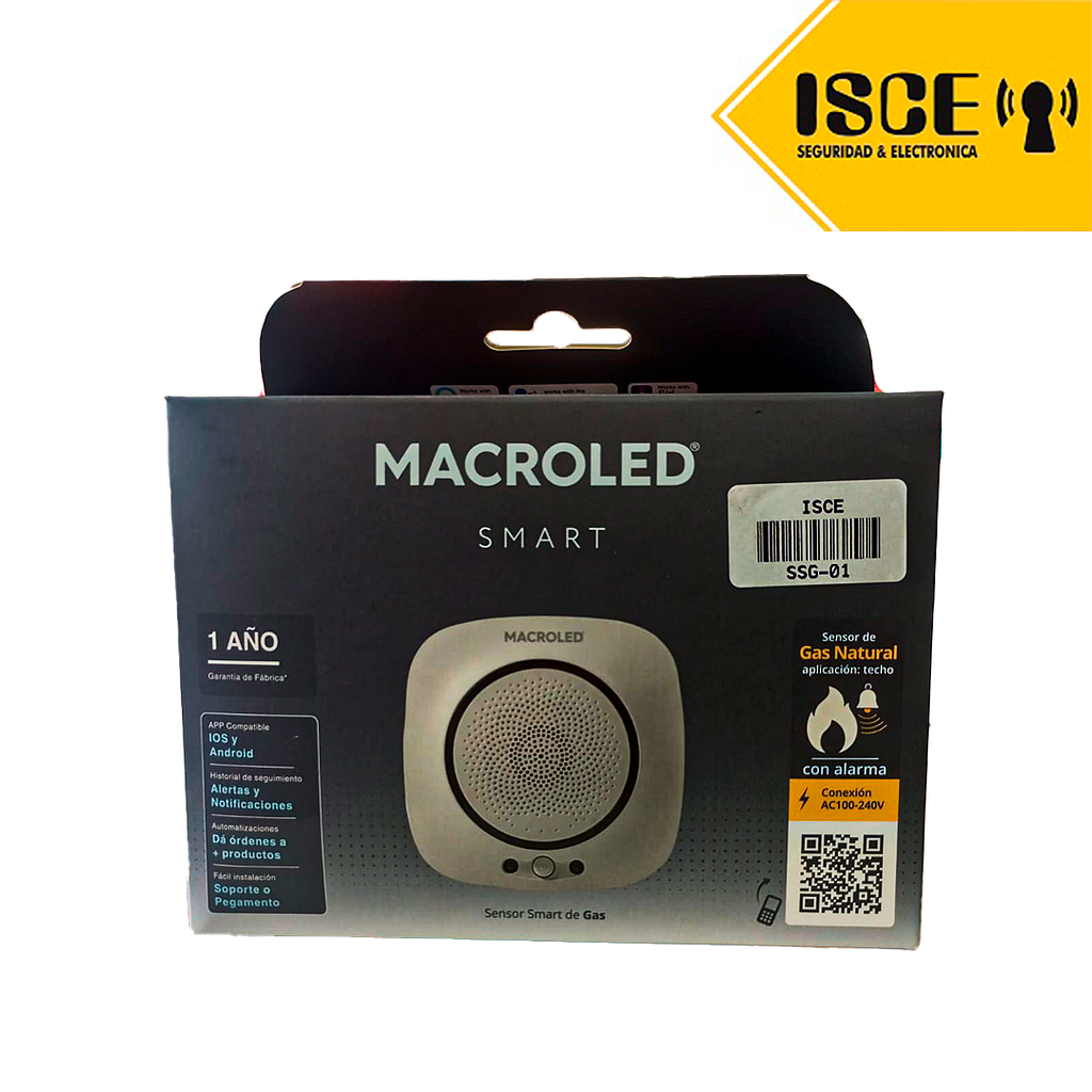 MACROLED SENSOR SMART PARA DETECCION DE GAS AC100-240V