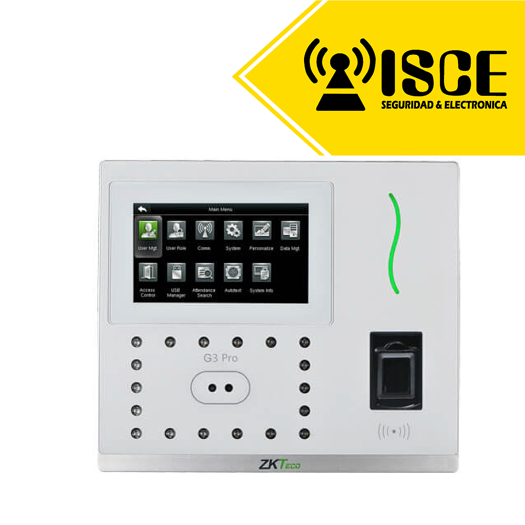 ZKTECO CONTROL DE ASISTENCIA Y ACCESO BASICO FACIAL