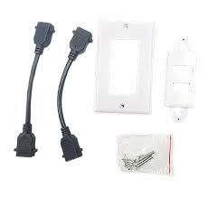 LANCOM PLACA DE PARED CON 2 JACK HDMI DE 15CM DE CABLE