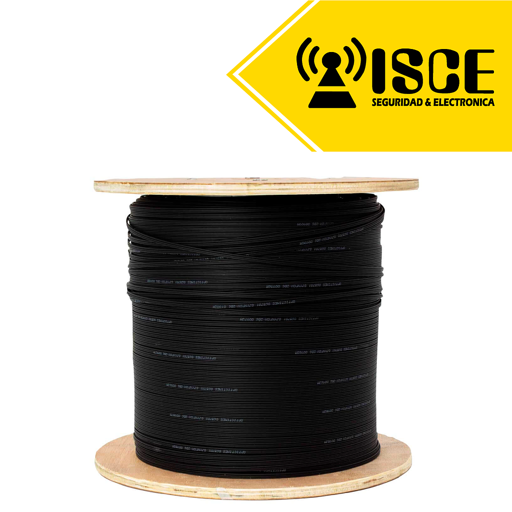 LATIC CABLE DROP FIBRA OPTICA 1 HILO CON MENS/ALAMBRE G657A1 1MM
