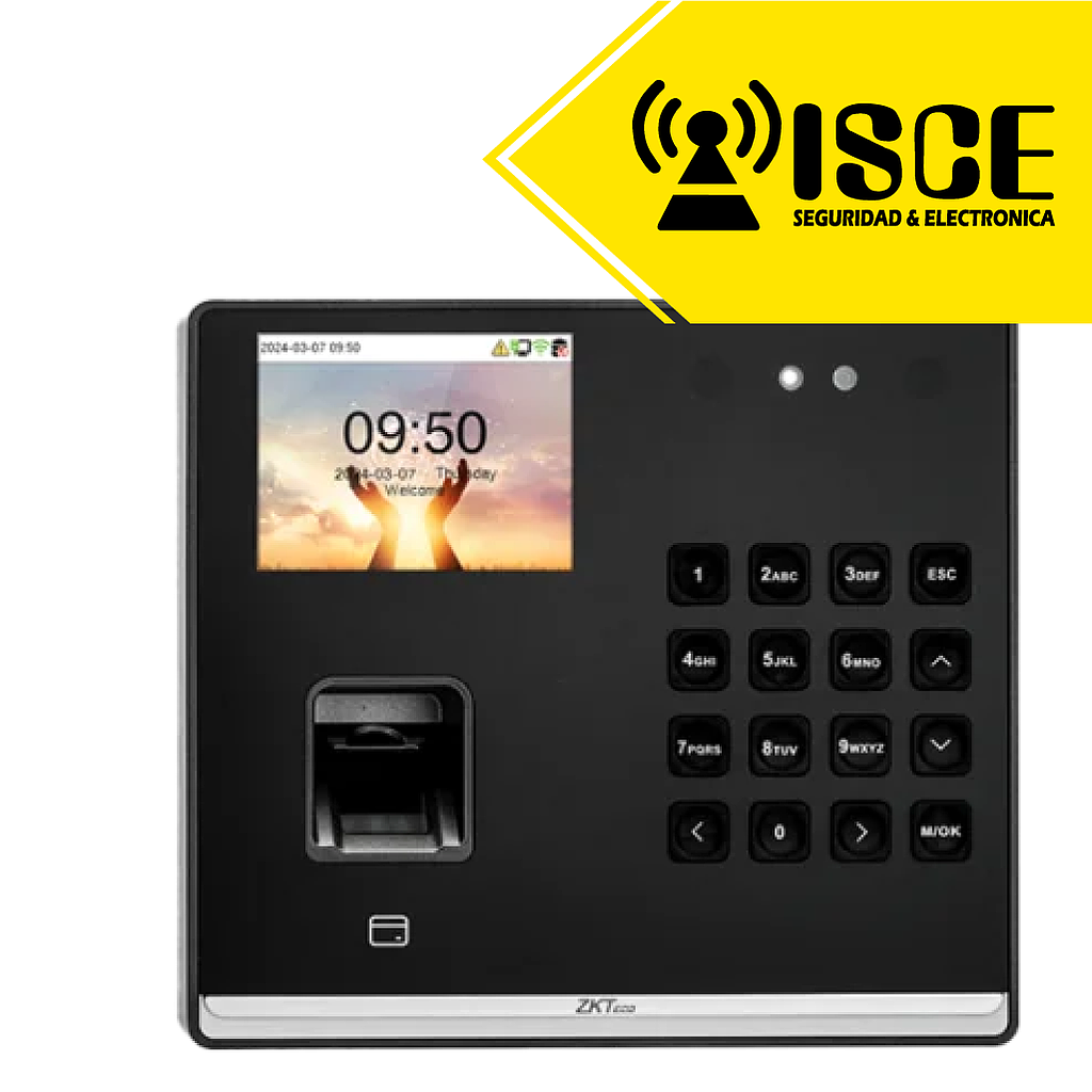 ZKTECO CONTROL DE ASISTENCIA WIFI FACIAL HUELLA Y TARJETA SOFTWARE CLOUD ZLINK