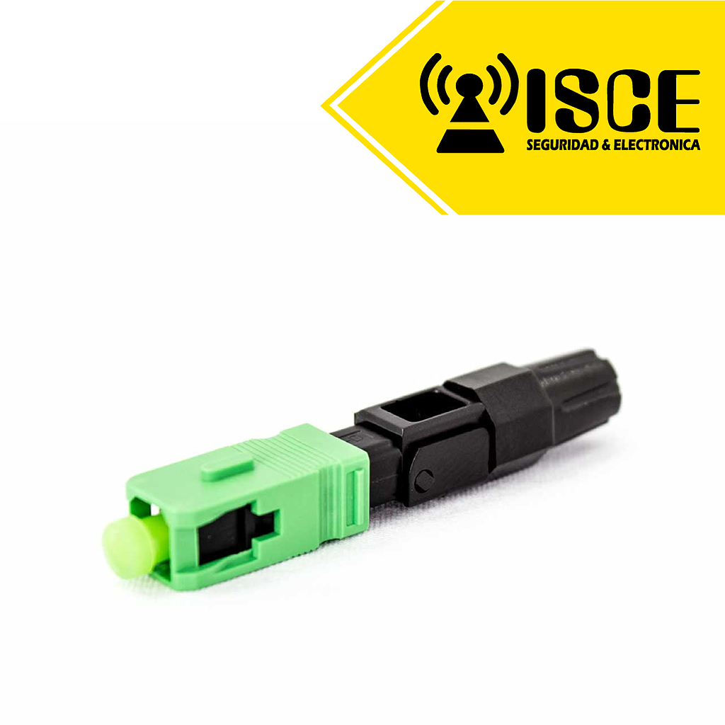 LATIC CONECTOR OPTICO MECANICO SC/APC VERDE