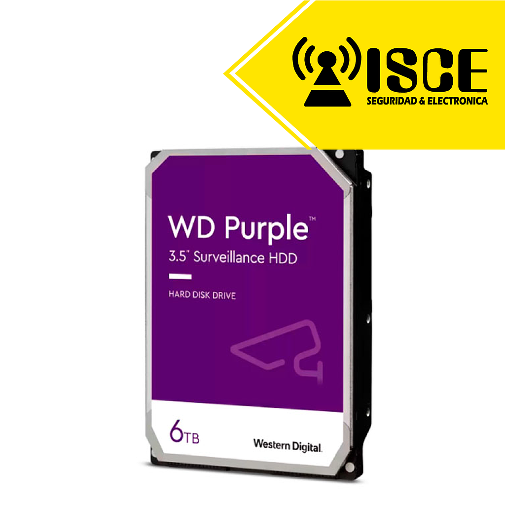 WESTERN DIGITAL DISCO DURO 6TB 256MB 5400 RPM PURBLE 3.5"