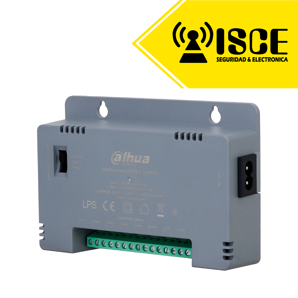 DAHUA FUENTE CENTRALIZADA 8CH 60W