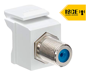 LEVITON JACK P/TV CABLE (TIFO F) BLANCO 