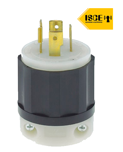 LEVITON ENCHUFE 3X20A 250V L14 C/SEGURO