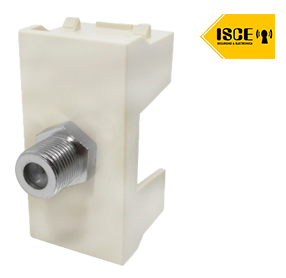 LEVITON MODULO TV COAXIAL CIEN MARFIL