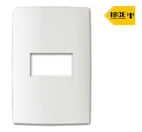 LEVITON PLACA SIMPLE 1 MODULO CIEN BLANCA