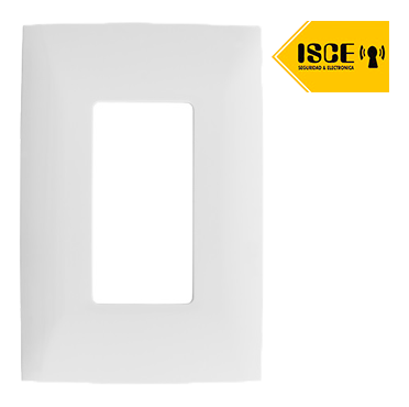 LEVITON PLACA SIMPLE 3 MODULOS PARA TOMA UNIVERSAL GFCI CIEN BLANCA 5825-W