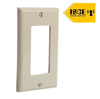 LEVITON PLACA SIMPLE DECORA NYLON MARFIL