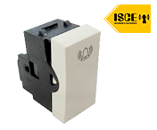 LEVITON INTERRUPTOR PULSADOR C/SÍMBOLO 10A 250V C/PLACA CIEN BLANCA