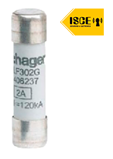 HAGER FUSIBLE 10X38 GG 2A 500V