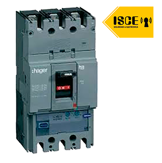 HAGER CAJA MOLDEADA INT AUTOMATICO X160 3X80 AMP TF/MF 25KA/230V. IEC-60497-2