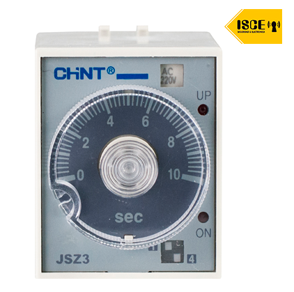 CHINT TEMPORIZADOR JSZ3A-D 1S-10S/100S/10MIN/60MIN AC220V