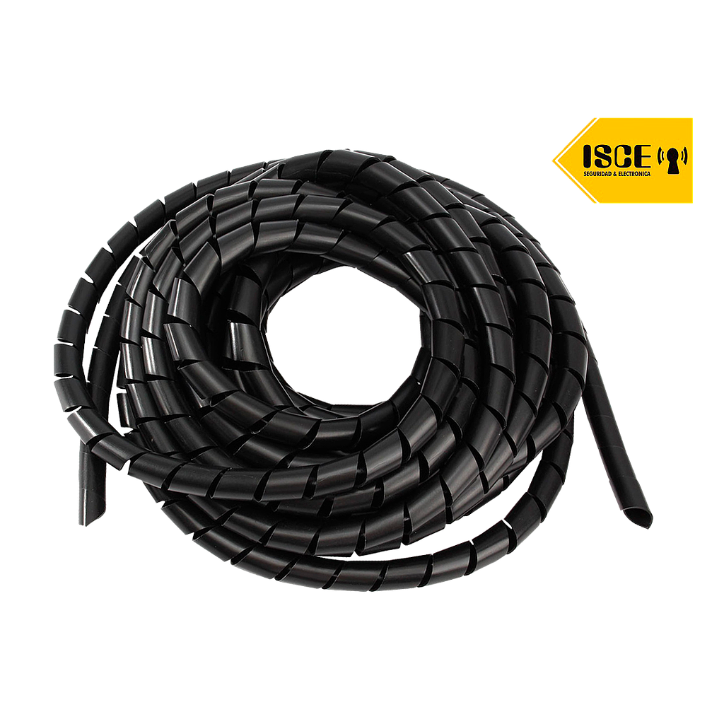 HONT ESPIRAL NEGRO P/CABLE 10MM
