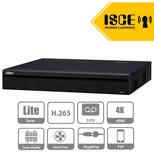 DAHUA DH-XVR5432L-X DVR 32CH PENTA-BRID H.265 4HDD