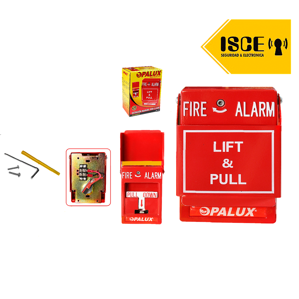 OPALUX ESTACION MANUAL DE ALARMA CONTRA  INCENDIOS 