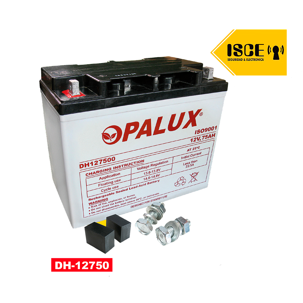 OPALUX BATERIA SECA 12V 75AM