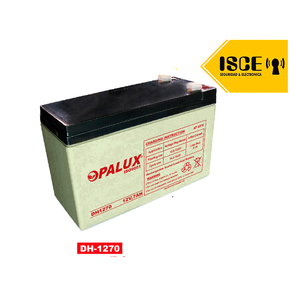 OPALUX BATERIA SECA 12V 7AH 