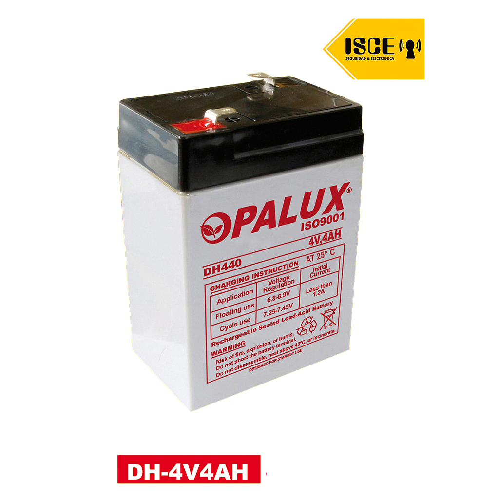 OPALUX BATERIA SECA 4V 4AM