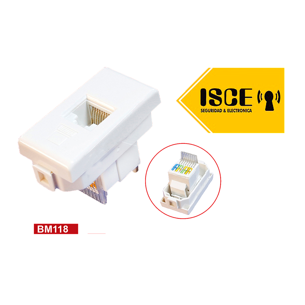 OPALUX DADO RED RJ45 CAT 5E MASTER 400