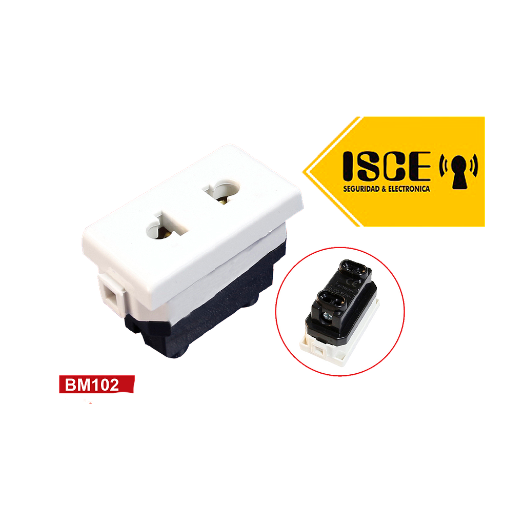 OPALUX DADO TOMA UNIVERSAL 15A MASTER 400
