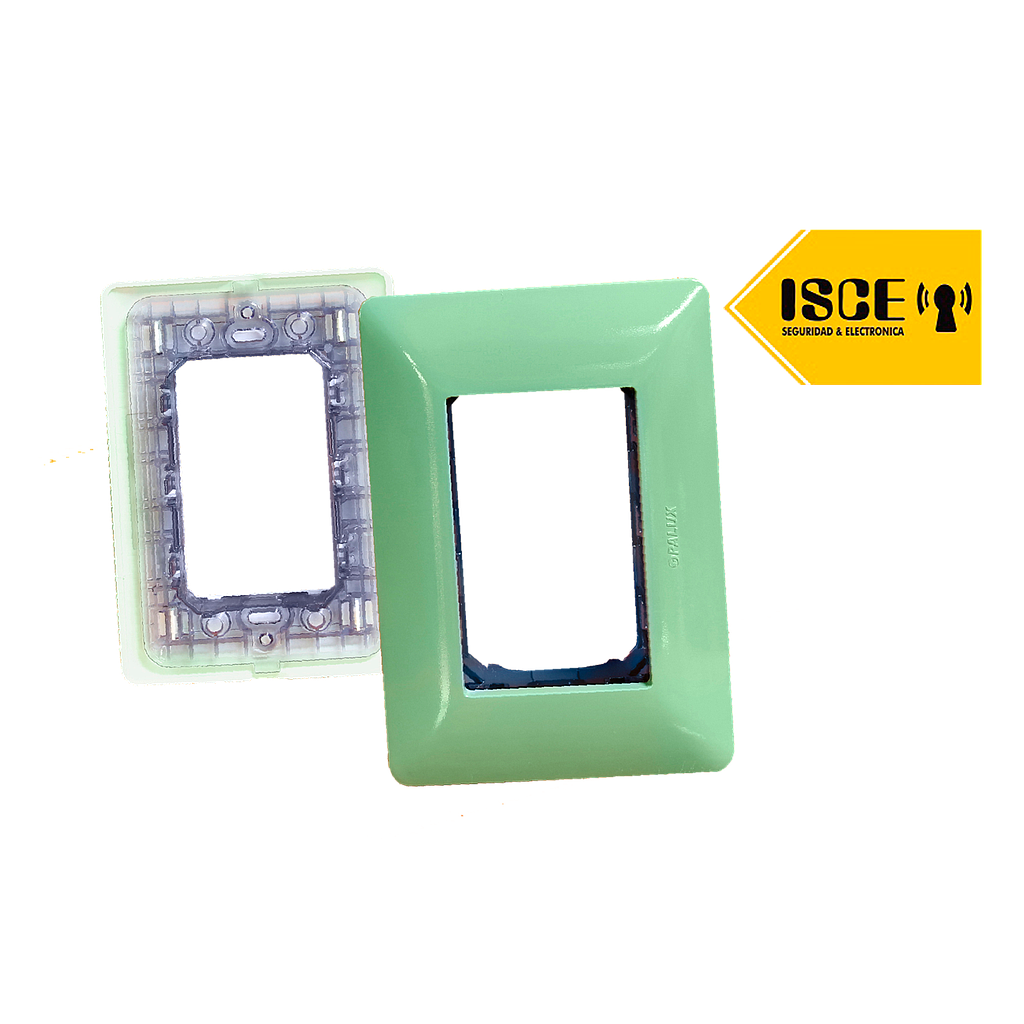 OPALUX PLACA TRIPLE CON SOPORTE VERDE MASTER 200