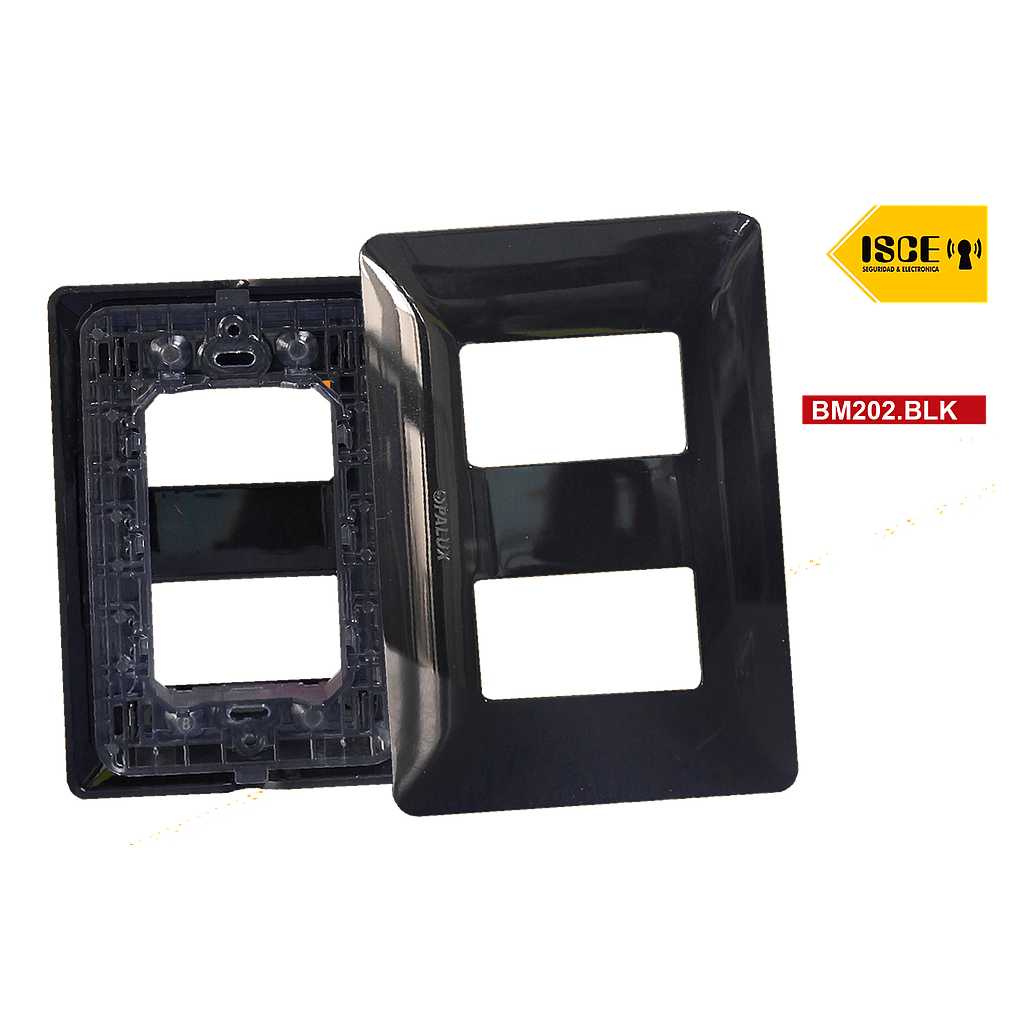 OPALUX PLACA DOBLE NEGRO MASTER 200