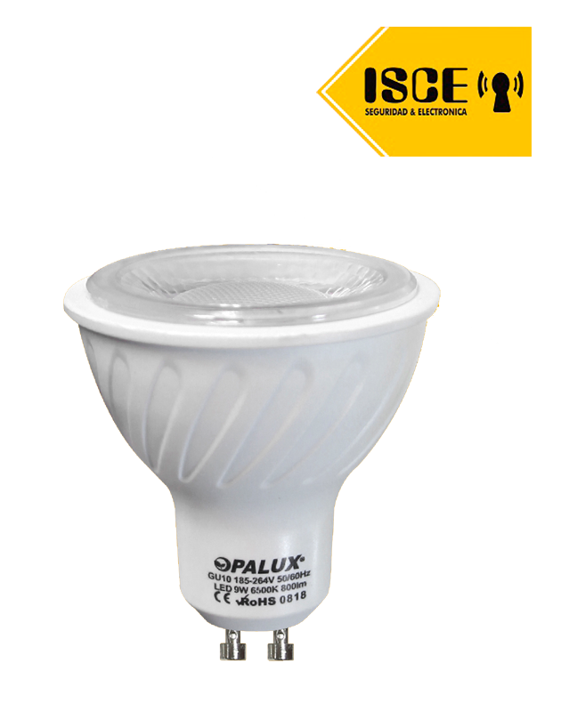OPALUX FOCO DICROICO LED 9W 185-264VAC GU10 LUZ BLANCA