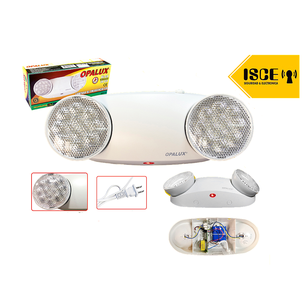 OPALUX LAMPARA DE EMERGENCIA MANTIS 24 LED BATERIA NI-CD 3.6V/1AH