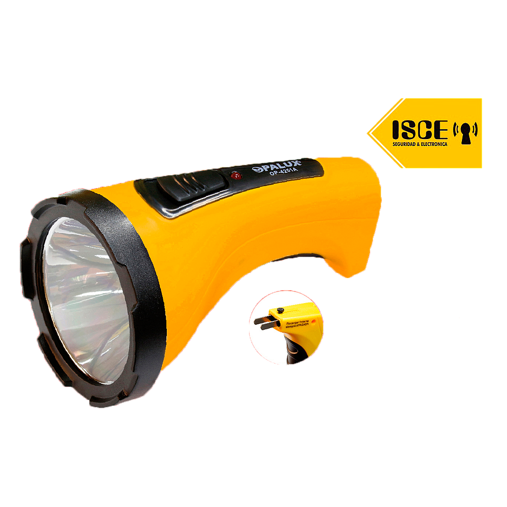 OPALUX LINTERNA RECARGABLE LED POWER 5W LUZ BAJA