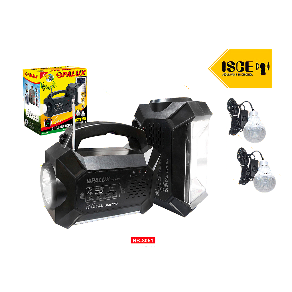 OPALUX SISTEMA DE ILUMINACION LED 5W CON RADIO