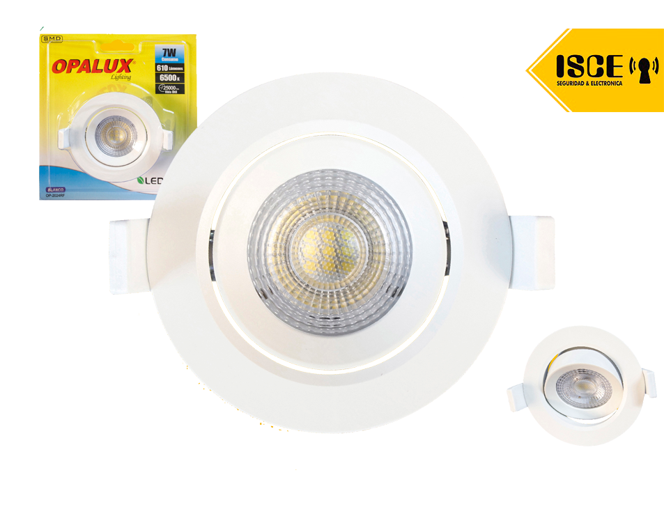 OPALUX SPOT LIGHT LED 7W 610LM 6500K 36° DE ILUMINACION CIRCULAR FRIO