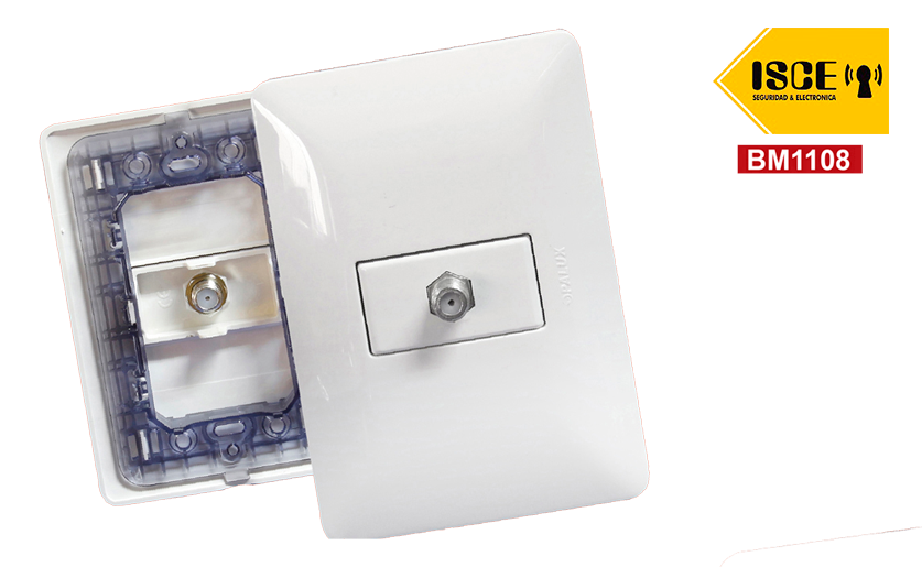 OPALUX TOMA COAXIAL P/EMPOTRAR MASTER 120 