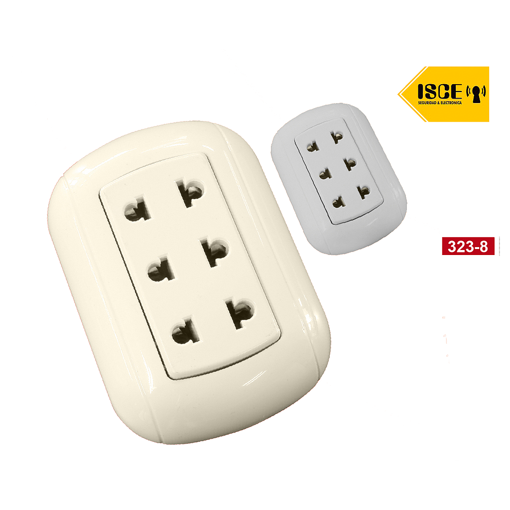 OPALUX TOMACORRIENTE TRIPLE UNIVERSAL 16AMP 250V