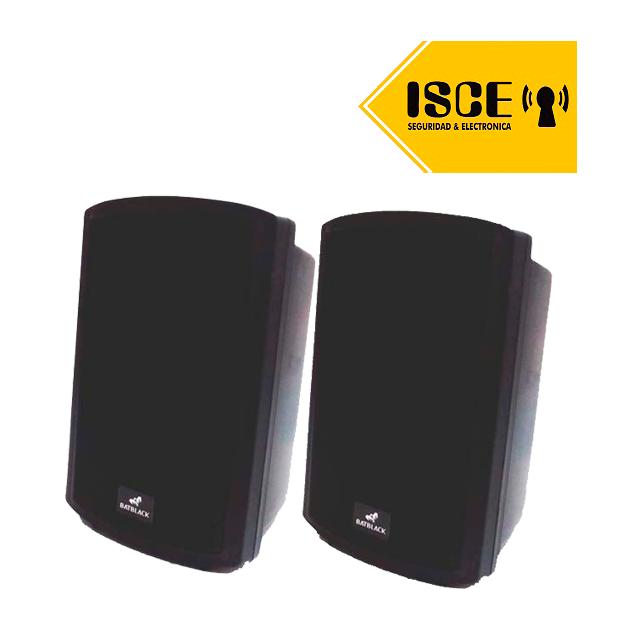 BATBLACK PARLANTE AMBIENTAL 5.25 NEGRO 25X17.6X14CMS 180W 80HM