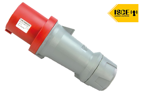 MENNEKES ENCHUFE 63AMP 3P+T 415V ROJO 6H IP44 POWERTOP PLUS