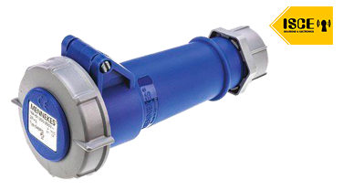 MENNEKES TOMA AEREO 16AMP 3P+T 250V AZUL 9H IP67