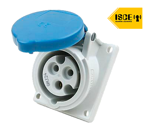 MENNEKES TOMA EMPOTRABLE 16AMP 2P+T 250V AZUL 6H IP44