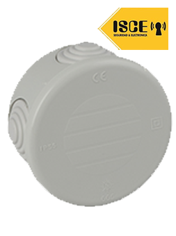 SOLERA CAJA DE PASE LIBRE DE HALÓGENO CON CONOS 77X35 MM IP55 IK07 GRIS