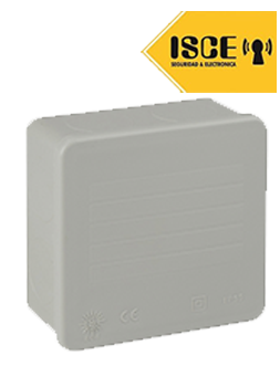SOLERA CAJA DE PASE LIBRE DE HALOGENO SIN CONOS 80X80X25MM IP55 IK07 GRIS