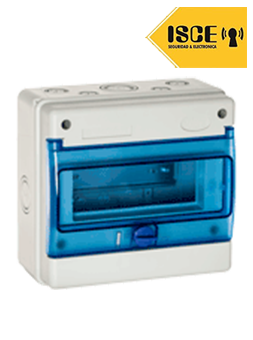 SOLERA TABLERO DE DISTRIBUCIÓN ADOSABLE HERMETICO LIBRE HALOGENO 8 P C/BORNE IP65 IK08 200X215X115MM