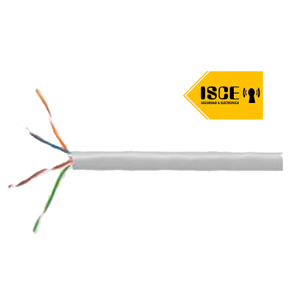 AMP/COMMSCOPE CABLE UTP CAT 5E CM 4PX24AWG GRIS