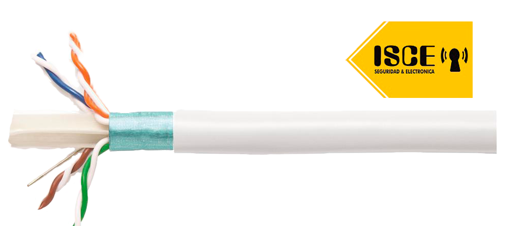 AMP/COMMSCOPE CABLE UTP CAT 6 CMR 4PX23AWG AZUL