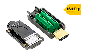 CONECTOR HDMI PARA ENTORNILLAR PLASTICO